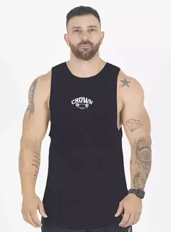 Musculosa Tank Dumbbell Negro Crown Training - comprar online