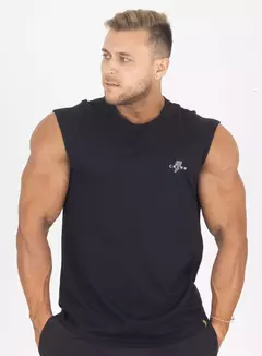 Musculosa Japonesa Blaze Reps Negro Crown Training - VIVRA INDUMENTARIA