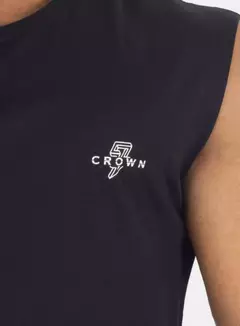 Musculosa Japonesa Blaze Reps Negro Crown Training - tienda online