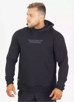 Buzo Canguro Bodybuilding Negro Crown Training - comprar online