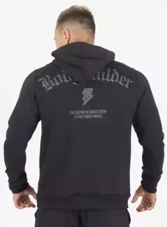 Buzo Canguro Bodybuilding Negro Crown Training - tienda online