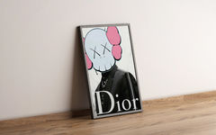 kaws dior