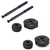 Par de amortecedor dianteiro Par de kit de batente + coifa + coxim Mercedes WDBWK73WT9F199280