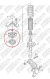 Coxim + Rolamento Amortecedor Diant. Audi A3 1.8 Tfsi 13-15 - Encontre Peças