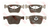 Pastilhas De Freio Tras. Mercedes Ml 63 2006-2012 W164 - comprar online