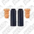 Kit Coifa Batente Amort Traseiro Bmw 320i Original 2011