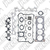 Jogo Juntas Superior Kia Sephia 1.6 16v 1994 A 1996 Motor B6