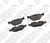 Pastilha De Freio Traseira Bmw (e39) 528i 1995 A 2000