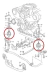 Coxim Do Motor Audi A4 2.4 V6 30v 1996 A 2000 Original na internet