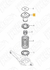 Batente Superior Amort. Tras. Volvo Xc60 2.0 T5 Comfort 11/ - comprar online