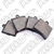 Pastilha Traseira Mercedes C230 Komp Original 2006 - comprar online
