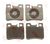 Pastilhas De Freio Tras. Mercedes C280 1993-2001 W202 - comprar online