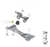 Par Calco Caixa Marchas Bmw 120i E87 2007 A 2011 - comprar online