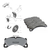 Pastilha Freio Dianteira Porsche Cayenne 92a 4.8 Turbo 2010-