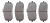 Pastilha Freio Diant. Mercedes Gla180 Gla200 Gla250 20-22 na internet