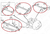 Bracos Suspensão Traseira Mercedes Slk230 1996-2000 Cd Lado