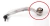 Bucha Braço Inferior Curvo Dianteiro Audi A4 2.6 V6 96-01 - Encontre Peças