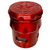 Dichavador de Metal Premium Amsterdam Vermelho (5 Partes) - Drop Store