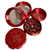 Dichavador de Metal Premium Amsterdam Vermelho (5 Partes) - loja online