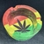 Cinzeiro de Vidro Reggae Weed - comprar online