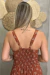 Imagem do Vestido Longo Estampado Com Alças Ajustáveis e Bolsos Gabi Marrom