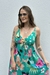 Vestido Longo Alcinha Alana Estampado Floral Verde - loja online