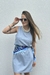 Vestido Curto Viscolinho Camila Azul Bebê na internet