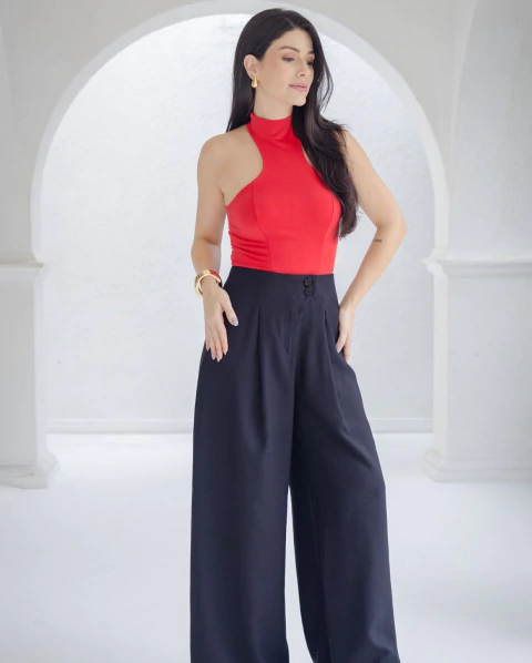 Body Cavado Gola Alta