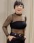 Blusa Gola Alta de Tela Névoa - comprar online