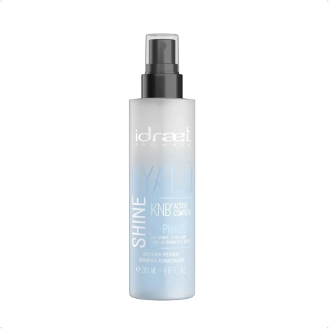 Idraet - Pro Hair Hyalu Shine Bi-Phase Tratamiento Acondicionador Bifasico Hidratante Sin Enjuague (200ml)
