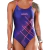 Maiô De Natação Woom Swim San Martini Roxo Feminino