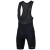 Bretelle de ciclismo masculino Marcio May com compressão leve, na cor preta, ideal para conforto durante pedaladas.