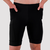 Bermuda preta de compressão masculina Triway Sports com bolsos nas laterais