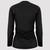 Camiseta Baby Look Dry Fit feminina preta Triway Sports: Proteção UV50+