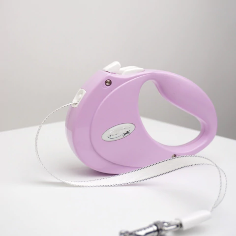 Correa Flexi Puppy Pink