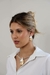 Conjunto duas gotas banhado com ouro 18k