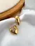 Argolinha Click Coração Folheada com Ouro 18k