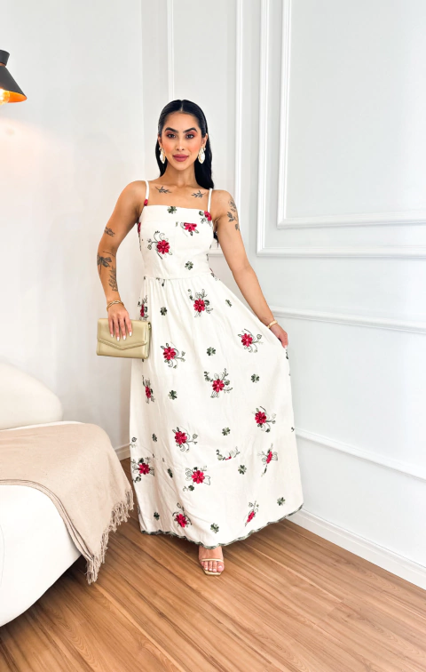 Vestido Serafina Bordado - comprar online