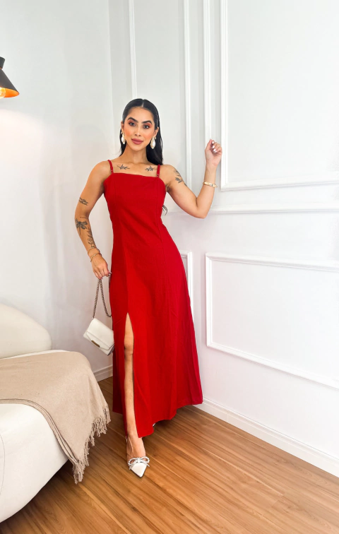 Vestido Maia Vermelho - comprar online