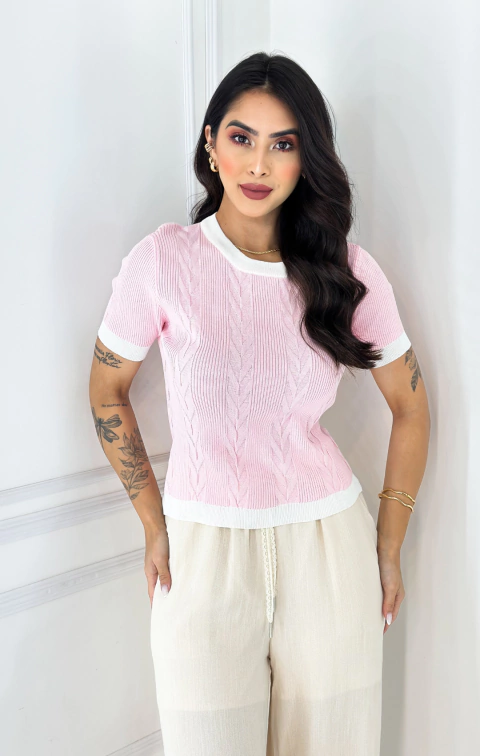 Blusa Fernanda Rosa - comprar online