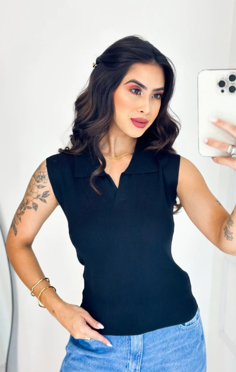 Blusa Lorena Preta - comprar online