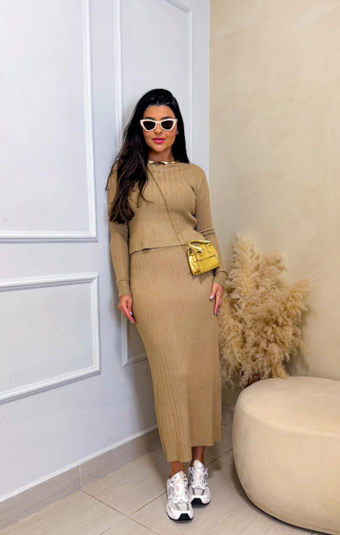 Conjunto Morgana Bege - comprar online