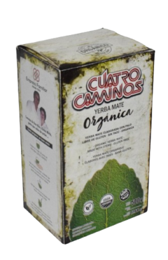 YERBA MATE CUATRO CAMINOS ORGÁNICA EN CAJITA 500gr. en internet