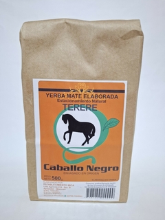 YERBA MATE CABALLO NEGRO CANCHADA TERERÉ 500GR. - comprar online