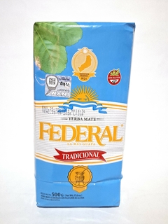 YERBA MATE FEDERAL TRADICIONAL 500GR - tienda online