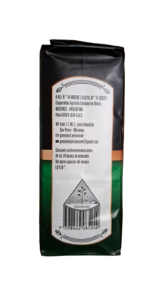 YERBA MATE GREEN LEAF DESPALADA 500GR. - Tierra Roja tienda yerba mate