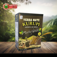 YERBA MATE KURUPÍ MENTA Y BOLDO 500gr.
