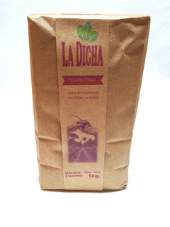 YERBA MATE LA DICHA TRADICIONAL 1KG - comprar online