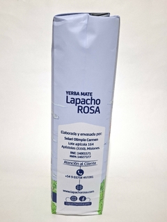 YERBA MATE LAPACHO ROSA TERERÉ 500GR. - tienda online