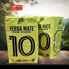 YERBA MATE MATE ROJO 10 DESPALADA TIPO URUGUAYA 500GR
